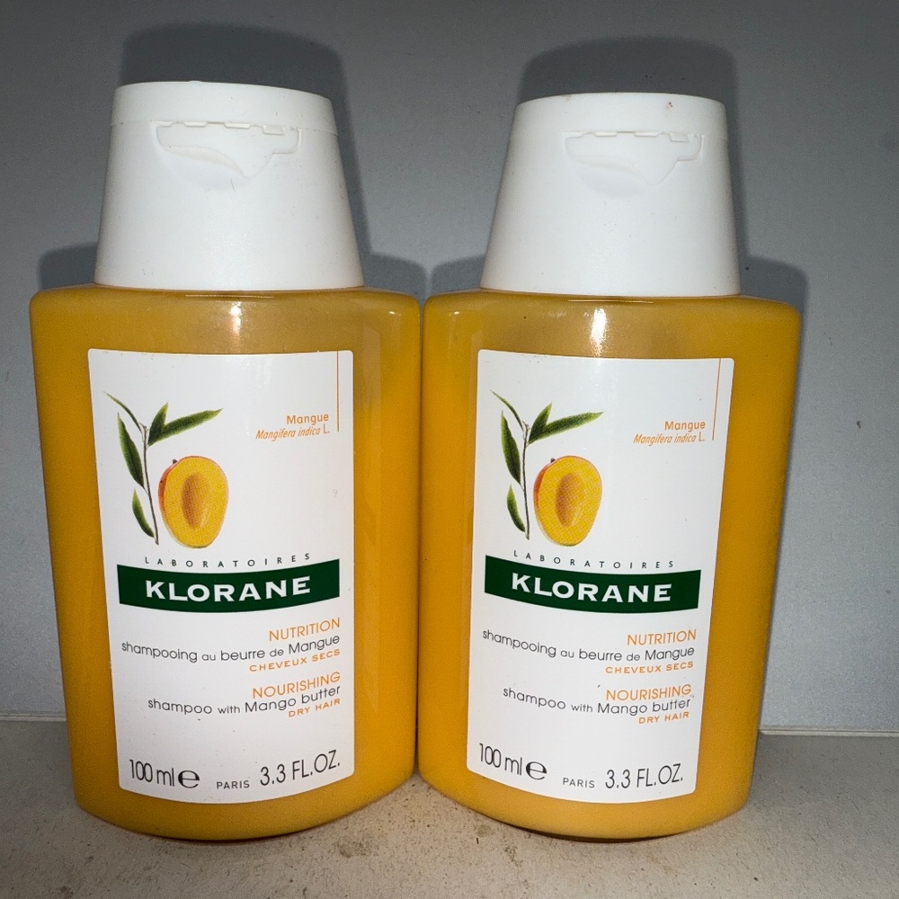 KLORANE Nourishing Shampoo with Mango Butter 2 Piece - 3.3 fl oz Each